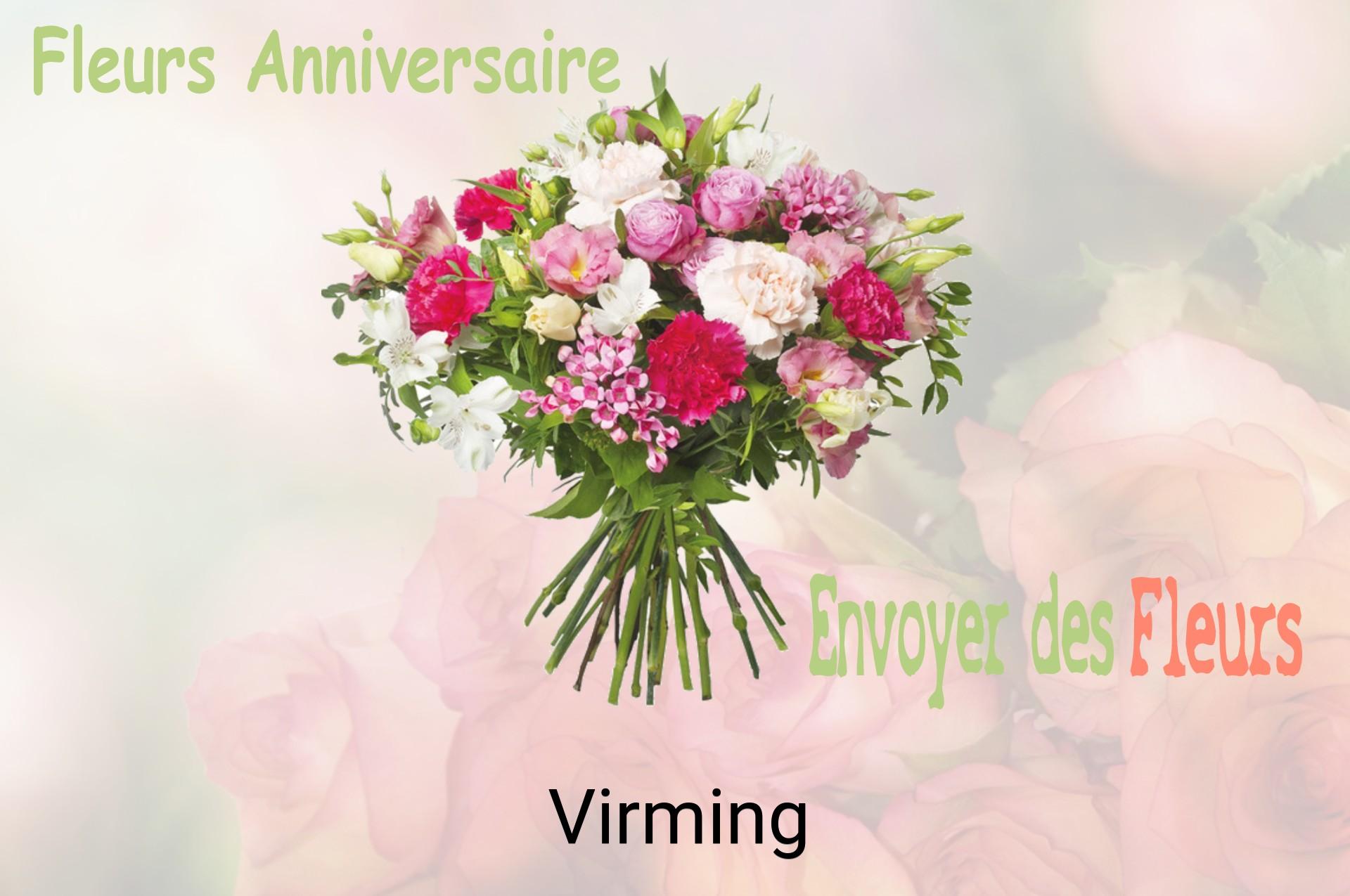 Bouquet de fleurs d’anniversaire livré à Virming
