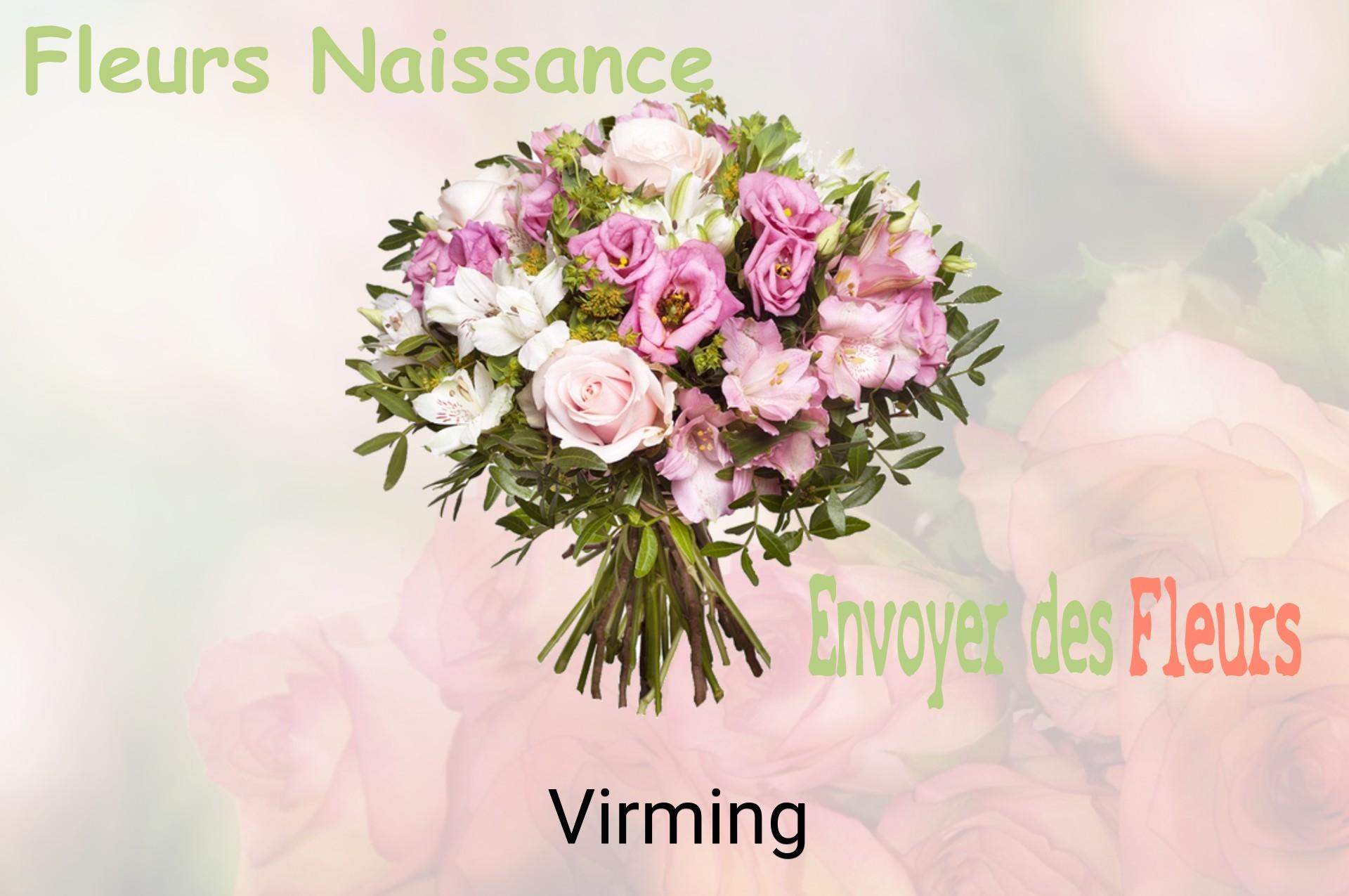 Bouquet de fleurs de naissance livré à Virming